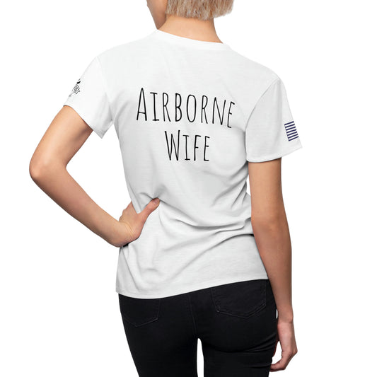 Army Wife Graphic T-Shirt Airborne Wife