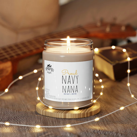 Proud Navy Nana Scented Soy Candle, 9oz (5 scent options)