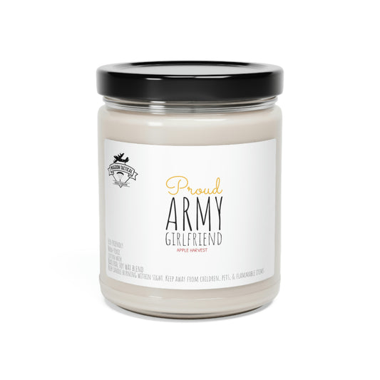 Proud Army Girlfriend Scented Soy Candle, 9oz (5 scent options)