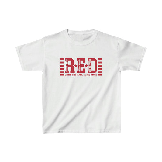 R.E.D. Remember Everyone Deployed Kids Heavy Cotton™ Tee