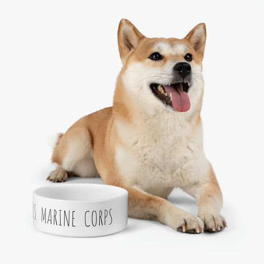 U.S. Marine Corps Dog Bowl