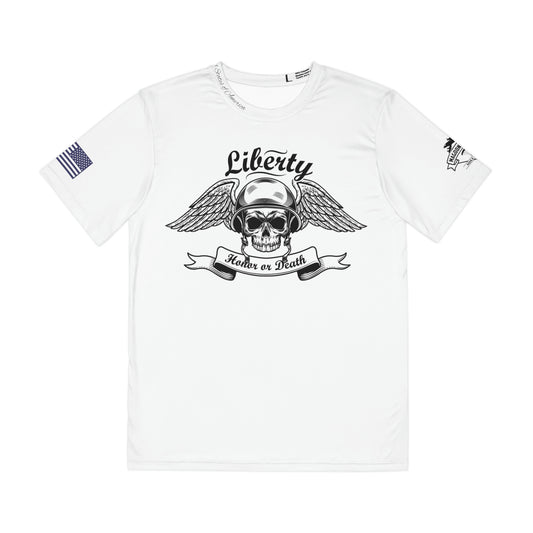 Liberty Honor or Death Men's Polyester Tee